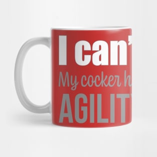 I can't, my Cocker has agility in English Mug